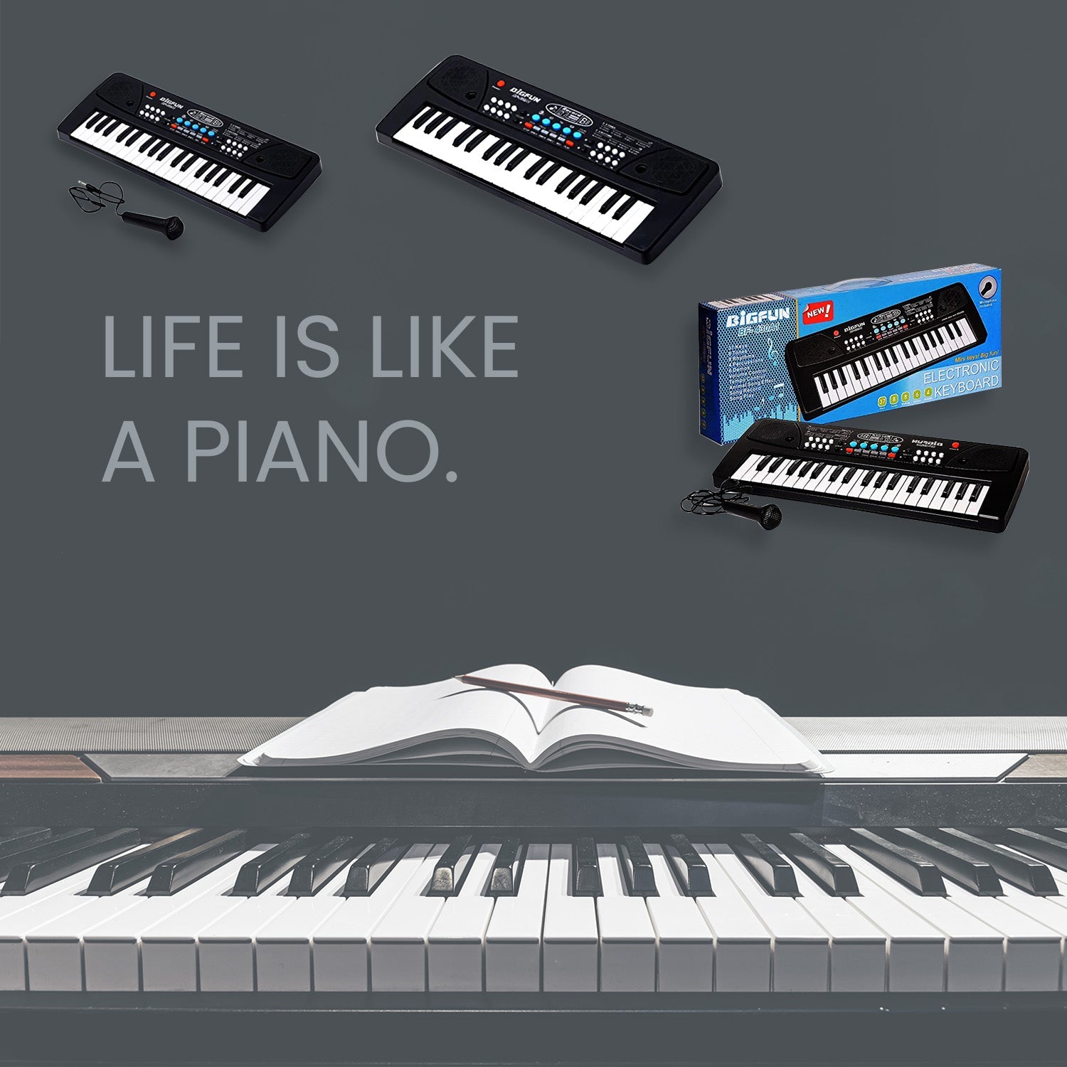 4515 Piano Musical Keyboard With Mic 37 Music Key Keyboard For Kids Toy DeoDap 4515 Piano Musical Keyboard With Mic 37 Music Key Keyboard For Kids Toy DeoDap